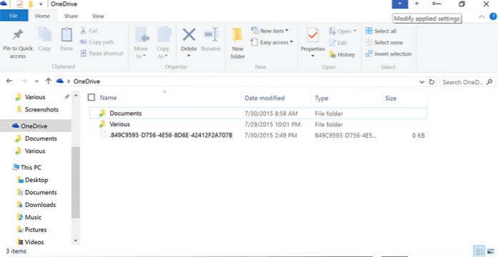 ukryte pliki onedrive