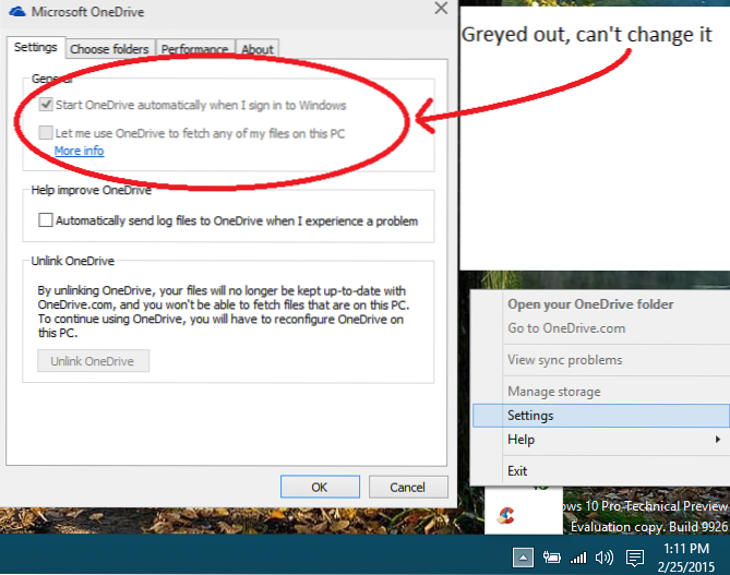 onedrive se spouští