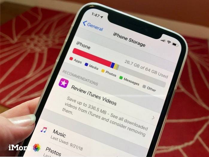 outro iphone armazenamento ios 14
