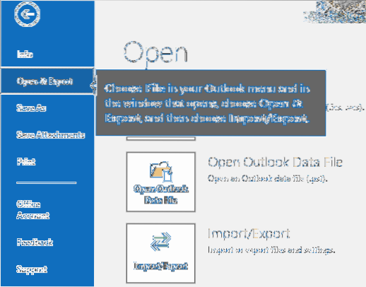 Outlook Import Kontakte