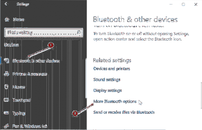fästa Bluetooth-inställningar till aktivitetsfältet Windows 10