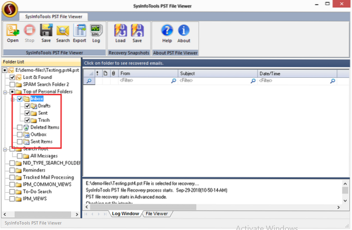 pst-bestanden openen zonder Outlook