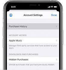historie nákupu apple id