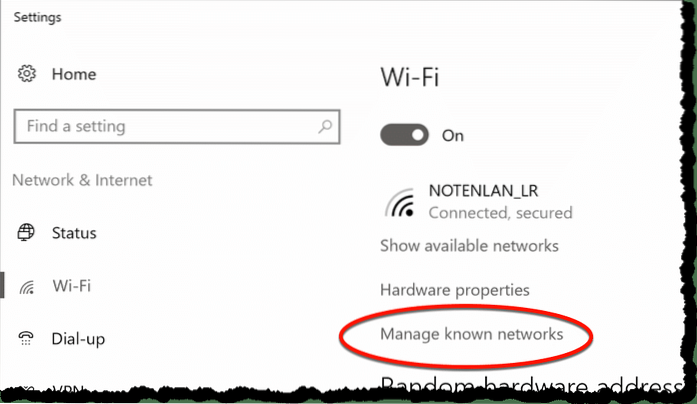 pojawia się losowa sieć Wi-Fi
