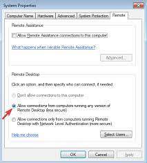 rdp från Windows 7 till Windows 10
