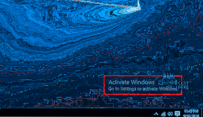 remover ativar marca d'água do windows 10