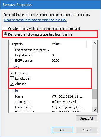 remove personal information from image