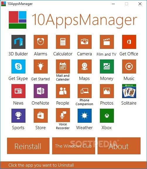 Entfernen Sie Windows 10-Apps