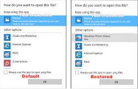 Windows Photo Viewer wiederherstellen