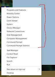 fare clic con il tasto destro sul menu di avvio non funziona Windows 10