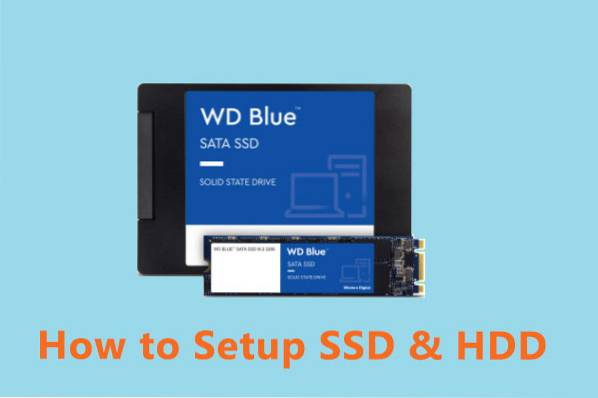 ssd hdd installazione di windows 10