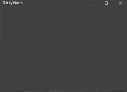 notas adesivas acinzentadas no Windows 10