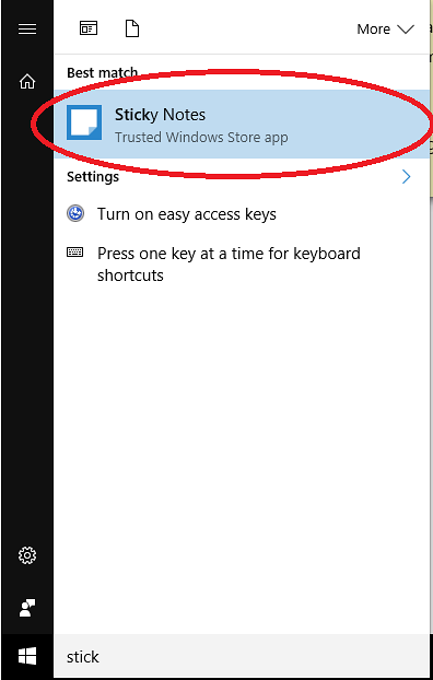 notas adesivas do windows 10 desapareceram