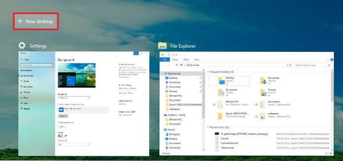 task view windows 10 hotkey