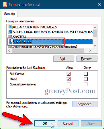 operațiunea a eșuat deoarece nu pare să aveți permisiunea de a accesa registrul