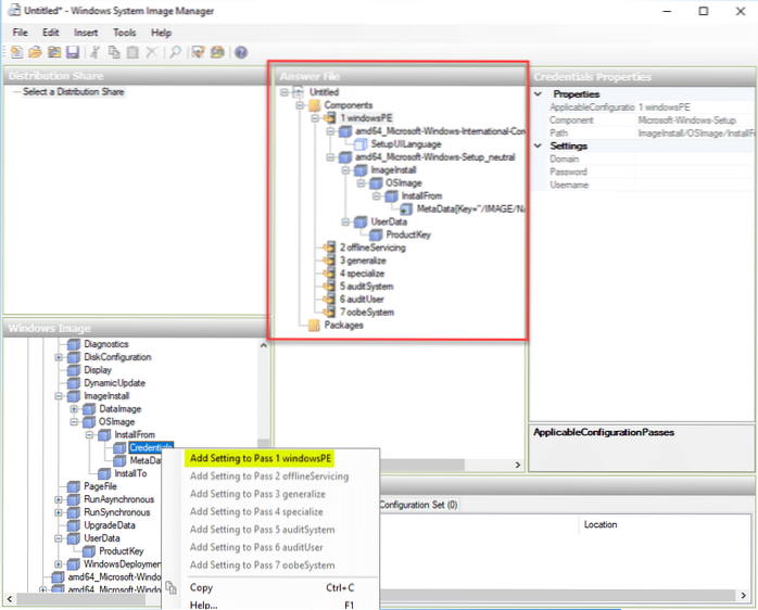 unbeaufsichtigte XML Windows Server 2019
