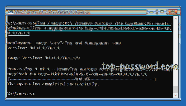 uninstall windows 10 from command prompt