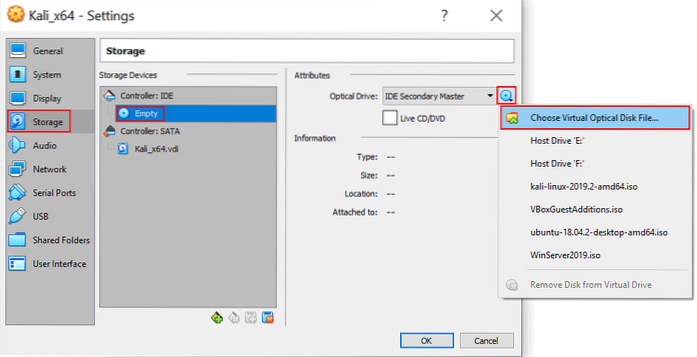 Virtualbox nelze spustit z ISO