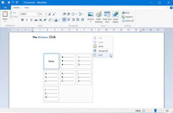 co je wordpad v systému Windows 10