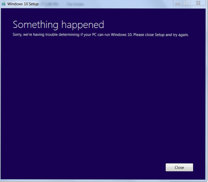 de ce nu am actualizat Windows 7 la Windows 10