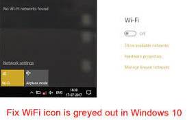 pictograma wifi a stins Windows 10