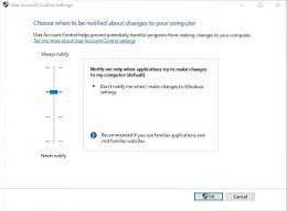 windows 10 tillader, at programmet foretager ændringer