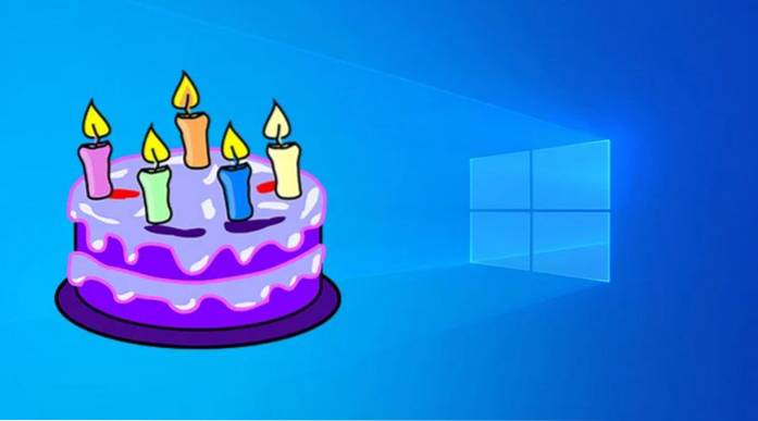 windows 10 verjaardag