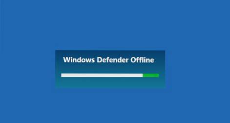 windows 10 defender offline scan not working