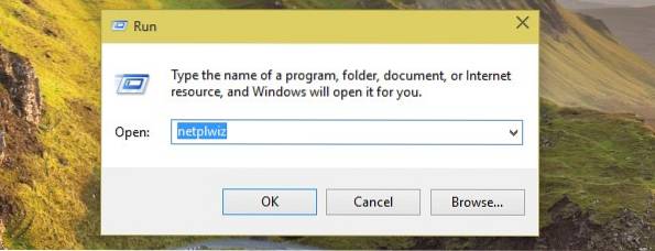 Windows 10 disabilita la schermata di accesso
