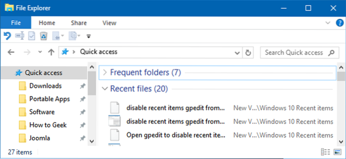Windows 10 deaktiviert aktuelle Dateien