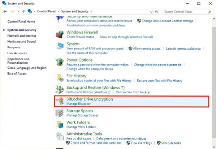 windows 10 encrypt drive