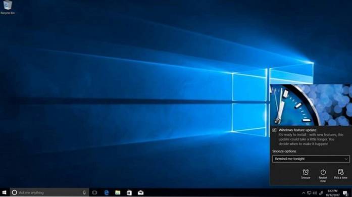 mise à jour des créateurs d'automne de windows 10