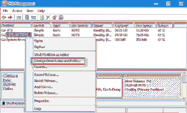 windows 10 skjule partisjon
