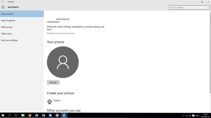 Windows 10 comment dissocier un compte microsoft