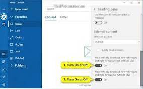 poczta systemu Windows 10 wolno pobiera załączniki