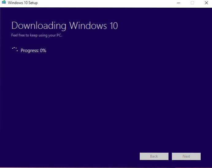 la herramienta de creación de medios de Windows 10 no funciona