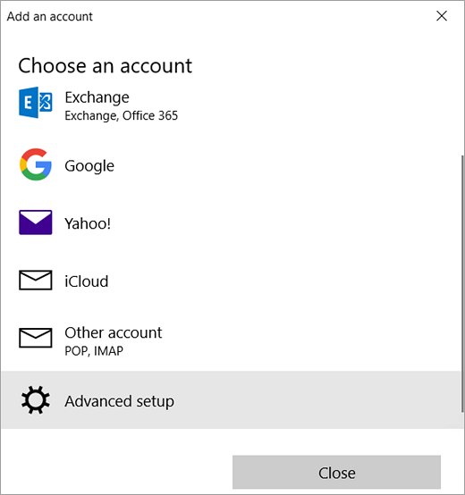 Windows 10 enviar a Outlook
