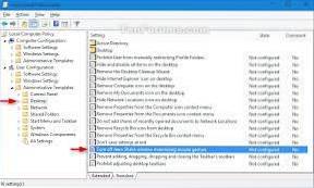 Windows 10 agitar para minimizar deshabilitar