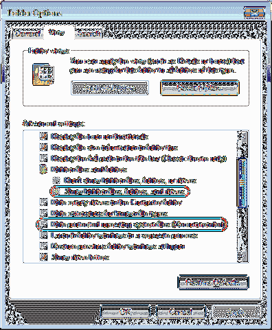 Windows 10 zobrazují skryté složky