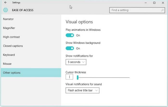 Windows 10 acelera el menú de inicio