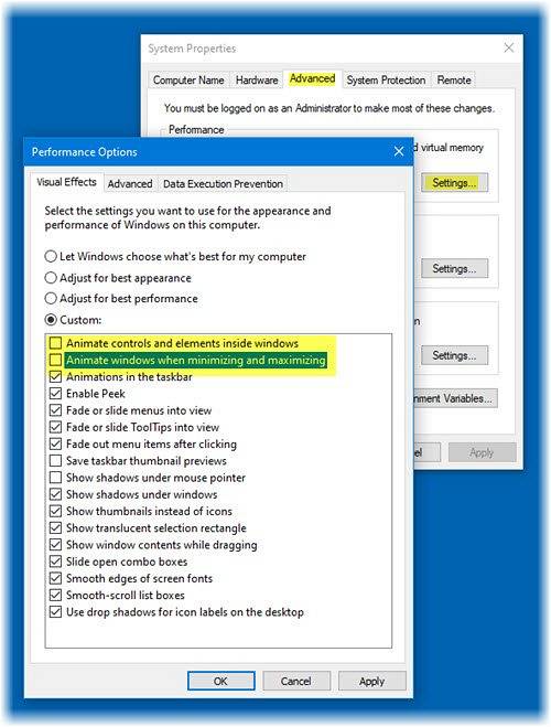 carga lenta del menú de inicio de Windows 10
