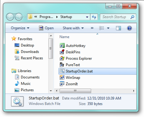 windows 10 opstartprogramma's prioriteit