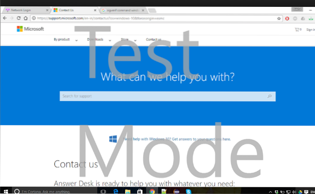 Windows 10 Testmodus aktivieren
