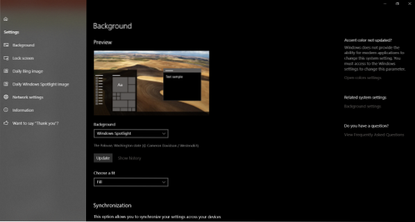 Windows 10 tapetväxlare