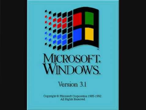 windows 3.1 som de inicialização