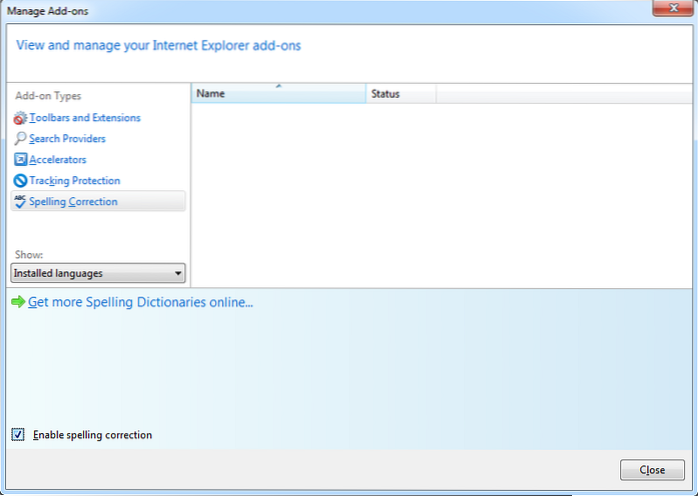 windows 7 spell check