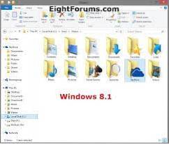 folderul utilizatorului Windows 7 schimbă locația