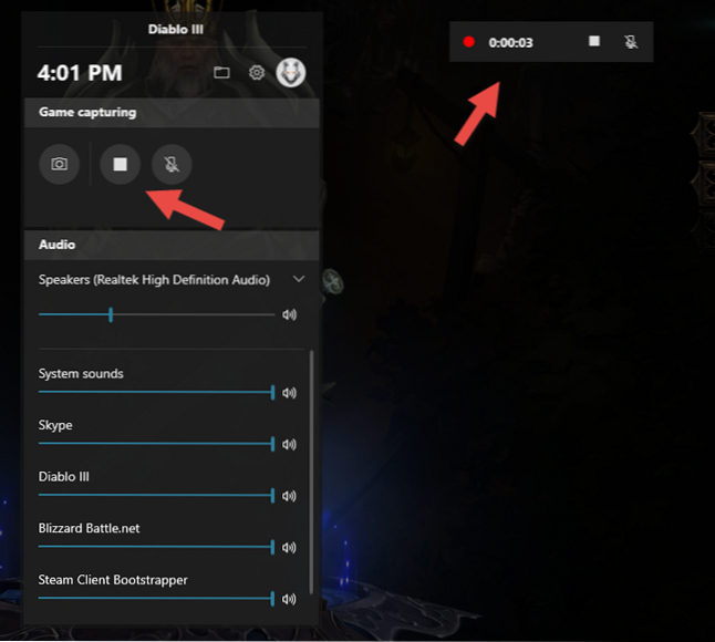 windows game bar recording location