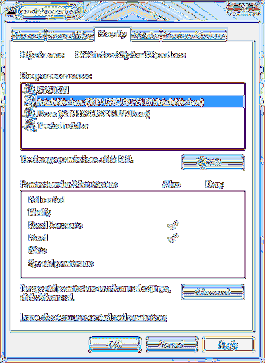 Windows gewährt Zugriff auf Ordner