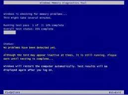 Windows-Speicherdiagnosefenster 10